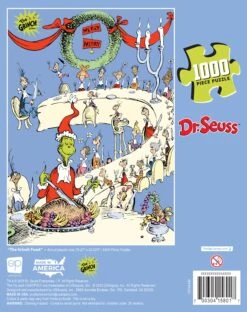 Dr. Seuss The Grinch Feast 1,000 Piece Puzzle -Game Sale Store 2023 1k PZ DrSeussGrinchFeast FlatBB Retailer