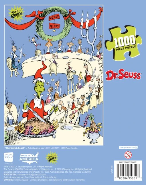 Dr. Seuss The Grinch Feast 1,000 Piece Puzzle - Image 5