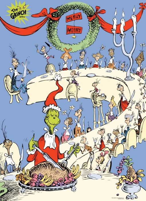 Dr. Seuss The Grinch Feast 1,000 Piece Puzzle - Image 4
