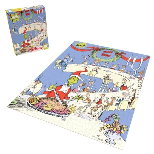 Dr. Seuss The Grinch Feast 1,000 Piece Puzzle - Image 2