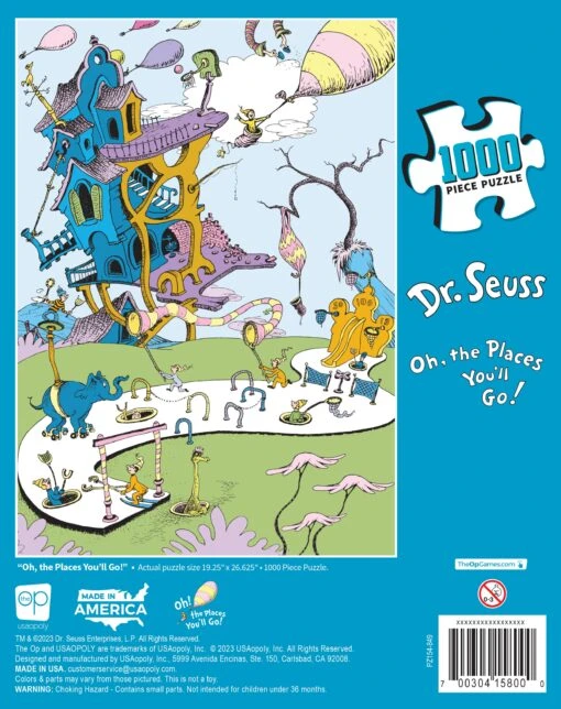 Dr. Seuss “Oh, The Places You’ll Go!” 1,000 Piece Puzzle - Image 7
