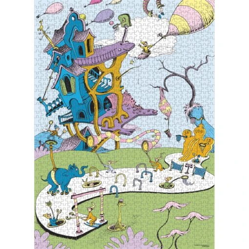 Dr. Seuss “Oh, The Places You’ll Go!” 1,000 Piece Puzzle - Image 5