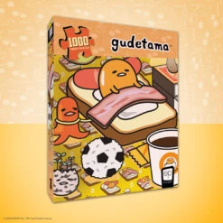 Gudetama “Work From Bed” 1,000 Piece Puzzle -Game Sale Store 2023 GudetamaWorkFromBed 1k PZ Graphics 3DBT