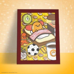 Gudetama “Work From Bed” 1,000 Piece Puzzle -Game Sale Store 2023 GudetamaWorkFromBed 1k PZ Graphics PuzzleFramed