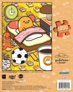 Gudetama “Work From Bed” 1,000 Piece Puzzle -Game Sale Store 2023 GudetamaWorkFromBed FlatBB Retailer