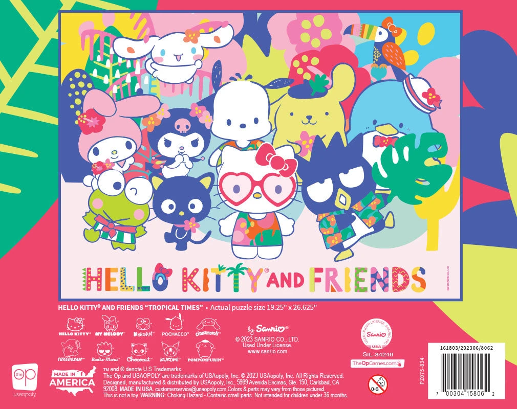 Hello Kitty® And Friends "Tropical Times" 1,000 Piece Puzzle 11 Hello Kitty® And Friends "Tropical Times" 1,000 Piece Puzzle - Image 9