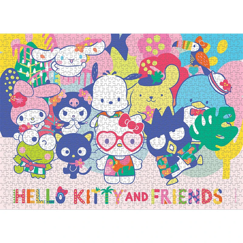 Hello Kitty® And Friends "Tropical Times" 1,000 Piece Puzzle 5 Hello Kitty® And Friends "Tropical Times" 1,000 Piece Puzzle - Image 3