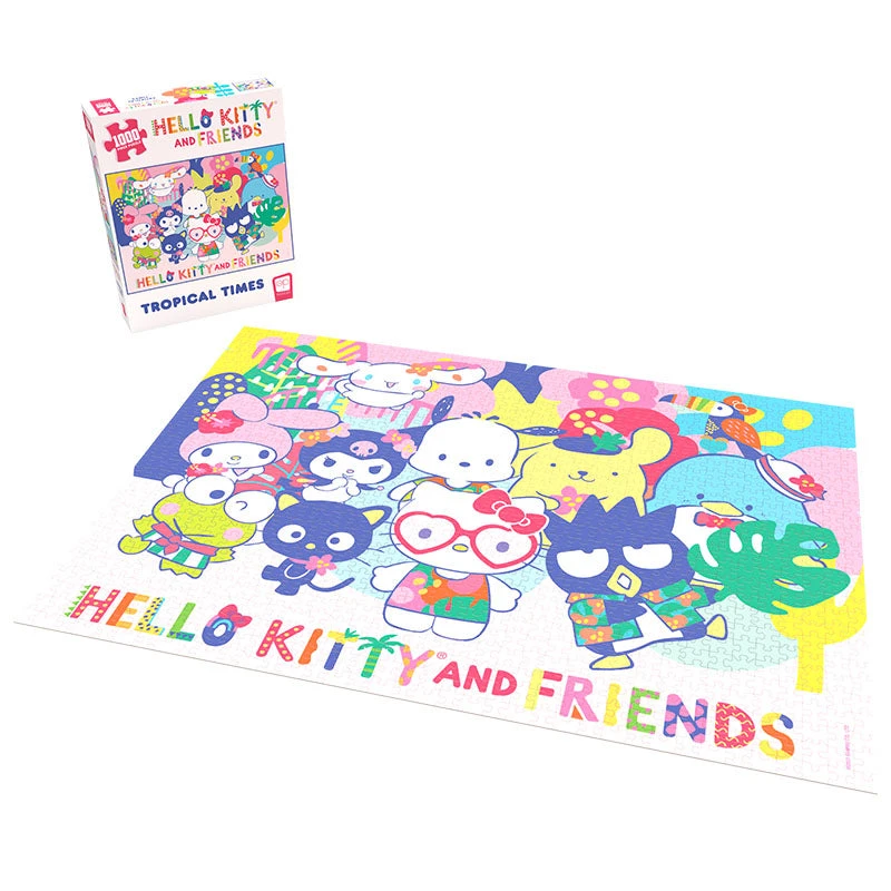 Hello Kitty® And Friends "Tropical Times" 1,000 Piece Puzzle 4 Hello Kitty® And Friends "Tropical Times" 1,000 Piece Puzzle - Image 2