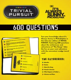 TRIVIAL PURSUIT®: It's Always Sunny In Philadelphia -Game Sale Store 2023 ITS ALWAYS SUNNY TP FLATBB WEB