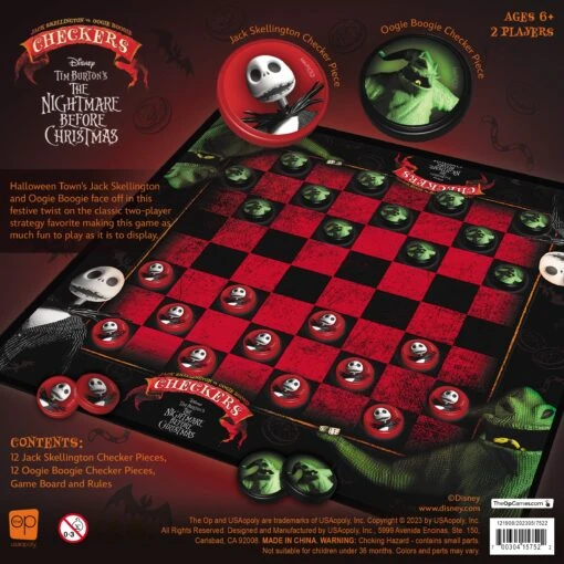 Checkers: Disney Tim Burton The Nightmare Before Christmas - Image 6
