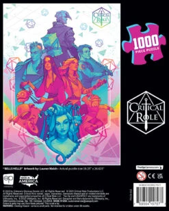 Critical Role “Bells Hells” 1000 Piece Puzzle -Game Sale Store 23 CRITICALROLE BELLSHELLS 1K PZ flatBB WEB