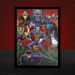 DC Villains "Forever Evil" 1,000 Piece Puzzle -Game Sale Store 23 DC FOREVEREVIL 1k PZ Graphics PuzzleFramed