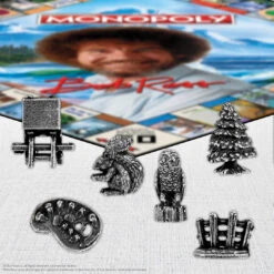 MONOPOLY®: Bob Ross® Edition -Game Sale Store BobRoss MN token graphic