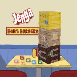 JENGA®: Bob's Burgers Edition -Game Sale Store Bobs Burger Jenga comp graphic