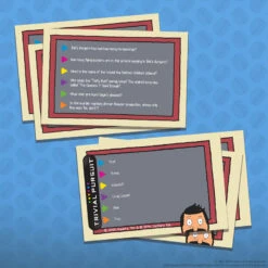 TRIVIAL PURSUIT®: Bob's Burgers -Game Sale Store Bobs Burgers TP cards graphic web