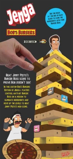 JENGA®: Bob's Burgers Edition -Game Sale Store BobsBurgers JA flatbb web