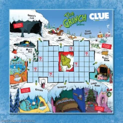 CLUE®: The Grinch -Game Sale Store CLUE Grinch 2022 gameboard