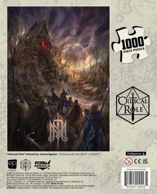 Critical Role: The Mighty Nein "Isharnai's Hut" 1000 Piece Puzzle - Image 6