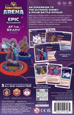 Disney Sorcerer's Arena: Epic Alliances At The Ready Expansion -Game Sale Store DSA EX4 ATR 2023 flatBB