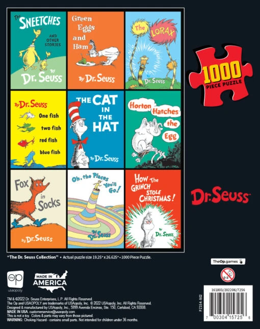 Dr. Seuss “The Dr. Seuss Collection” 1000 Piece Puzzle - Image 6
