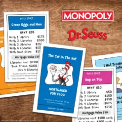 MONOPOLY®: Dr. Seuss -Game Sale Store DrSeuss MN cards deeds