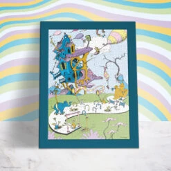 Dr. Seuss “Oh, The Places You’ll Go!” 1,000 Piece Puzzle -Game Sale Store DrSeussOTPYG 1k PZ Graphics PuzzleFramed