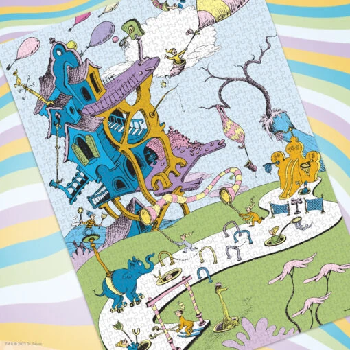 Dr. Seuss “Oh, The Places You’ll Go!” 1,000 Piece Puzzle - Image 4