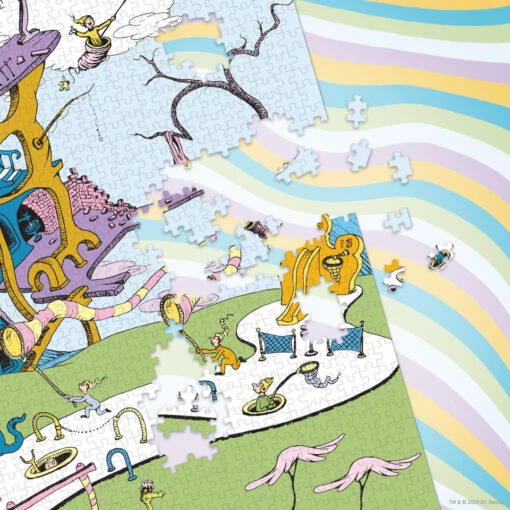 Dr. Seuss “Oh, The Places You’ll Go!” 1,000 Piece Puzzle - Image 3