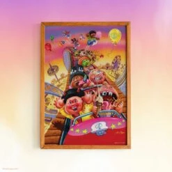 Garbage Pail Kids "Thrills And Chills" 1000 Piece Puzzle -Game Sale Store GPK thrills 1k PZframed graphic