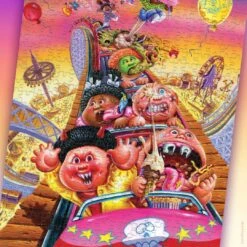 Garbage Pail Kids "Thrills And Chills" 1000 Piece Puzzle -Game Sale Store GPK thrills 1k PZpuzzle graphic