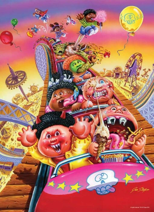 Garbage Pail Kids "Thrills And Chills" 1000 Piece Puzzle - Image 3