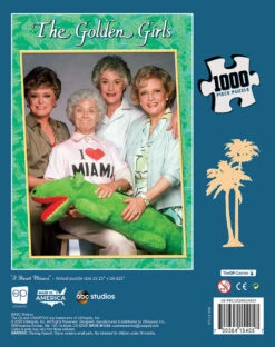 The Golden Girls "I Heart Miami" 1000 Piece Puzzle -Game Sale Store Golden Girls ILoveMiami 1000k pz 20 flatbb web