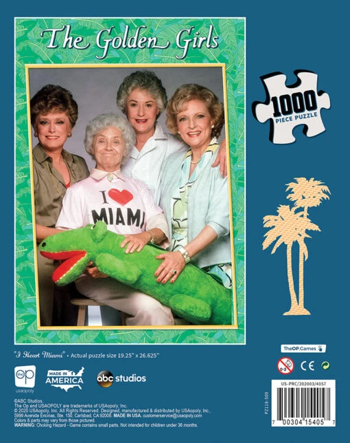 The Golden Girls "I Heart Miami" 1000 Piece Puzzle - Image 4
