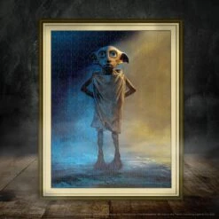 Harry Potter™ "Dobby" 1000 Piece Puzzle -Game Sale Store HP Dobby 1k PZ framed2