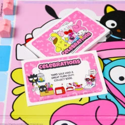 MONOPOLY®: Hello Kitty® & Friends -Game Sale Store Hello Kitty Monopoly photo Celebrations cards square