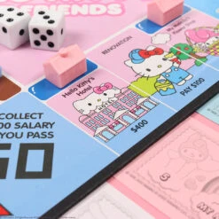 MONOPOLY®: Hello Kitty® & Friends -Game Sale Store Hello Kitty Monopoly photo board detail square