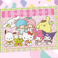 Hello Kitty® And Friends "My Favorite Flavor" 1000 Piece Puzzle -Game Sale Store HelloKitty Friends MyFavoriteFlavor 1k pz puzzle