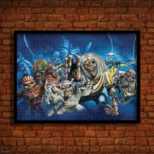 Iron Maiden "The Faces Of Eddie" 1000 Piece Puzzle - Image 6