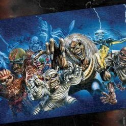 Iron Maiden "The Faces Of Eddie" 1000 Piece Puzzle -Game Sale Store Iron Maiden 1000k PZ puzzle graphic