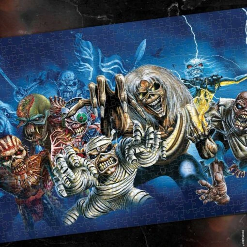 Iron Maiden "The Faces Of Eddie" 1000 Piece Puzzle - Image 5