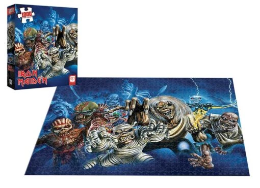 Iron Maiden "The Faces Of Eddie" 1000 Piece Puzzle - Image 2