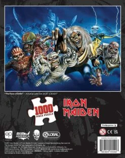 Iron Maiden "The Faces Of Eddie" 1000 Piece Puzzle -Game Sale Store IronMaiden FacesofEddie 1000k pz 20 flatbb web