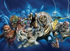 Iron Maiden "The Faces Of Eddie" 1000 Piece Puzzle -Game Sale Store IronMaiden FacesofEddie 1000k pz 20 image web