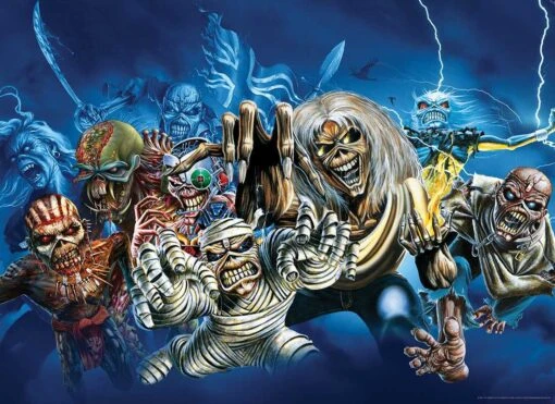 Iron Maiden "The Faces Of Eddie" 1000 Piece Puzzle - Image 3