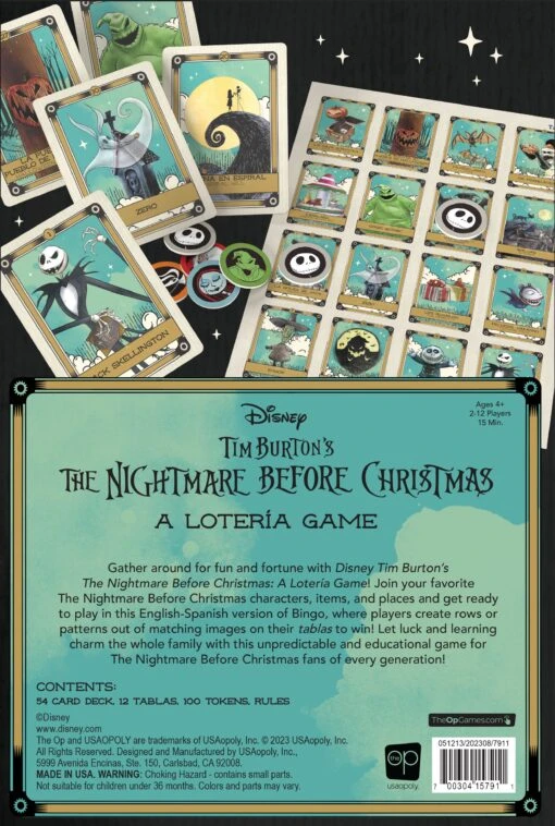 Lotería: Disney Tim Burton The Nightmare Before Christmas - Image 6