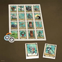 Lotería: Disney Tim Burton The Nightmare Before Christmas -Game Sale Store LTR NBX Graphics Tabla