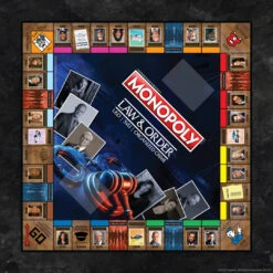 MONOPOLY®: Law & Order -Game Sale Store Law OrderMonopoly graphic gameboard