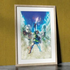 The Legend Of Zelda™ "Skyward Sword" 1000 Piece Puzzle -Game Sale Store LegendofZeldaSkywardSwordPZ graphic framed