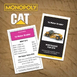 MONOPOLY®: Caterpillar -Game Sale Store MNCaterpillar Graphics Deeds