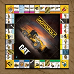 MONOPOLY®: Caterpillar -Game Sale Store MNCaterpillar Graphics Gameboard